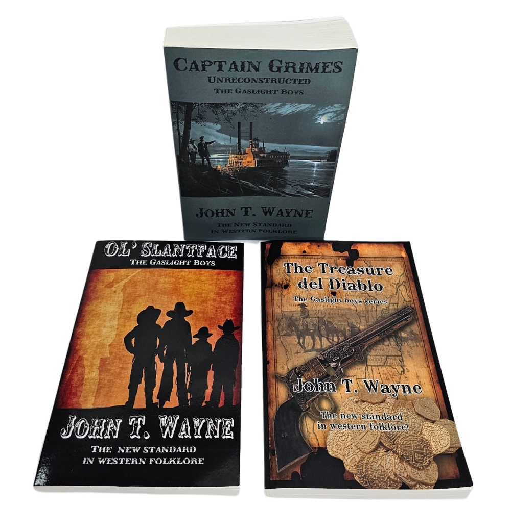 The Treasure Del Diablo, Ol' Slantface, Captain Grimes Signed By John T. Wayne